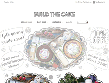 Tablet Screenshot of buildthecake.com